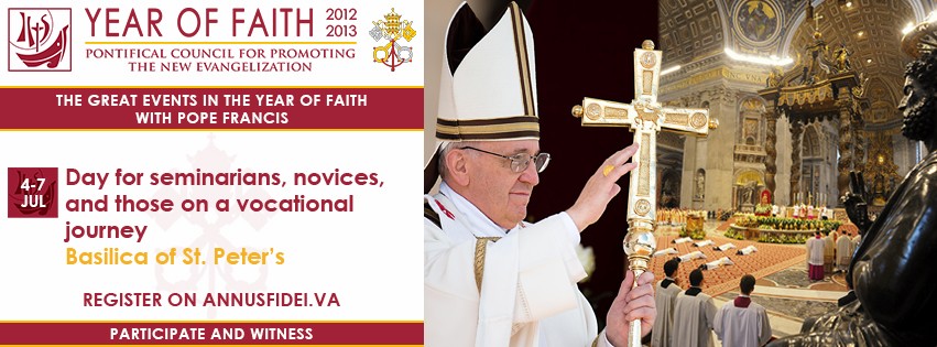 Pilgrimage to the Tomb of Peter of Seminarians, Novices and those on a Vocational Journey